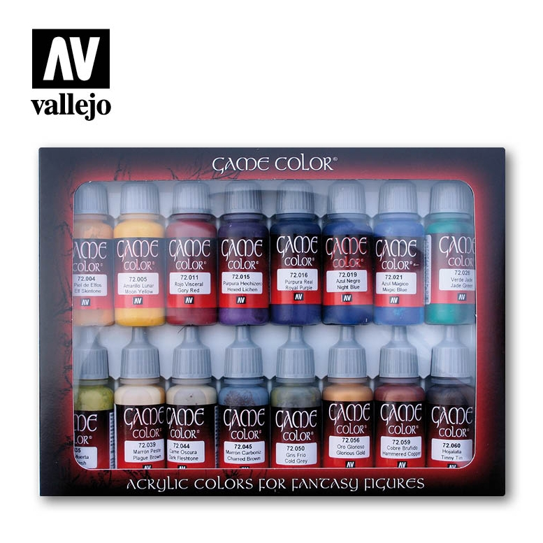 Vallejo AV水漆 戰棋進階色套組 貨號 AV72298