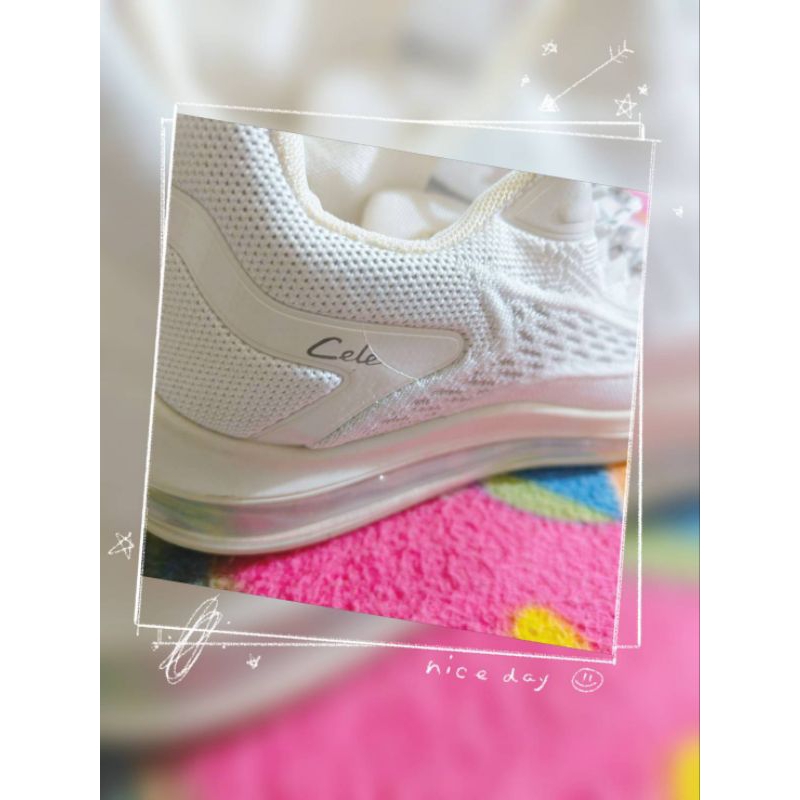 【紅樹林】全新白色運動鞋、慢跑鞋~43號
