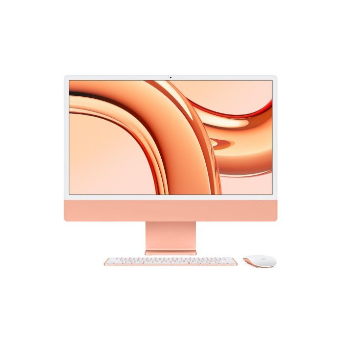[HC生活數位館] 【全新現貨】iMac 4.5K 24吋 M3 晶片 8核心GPU 16G記憶體 512GB (橙色)