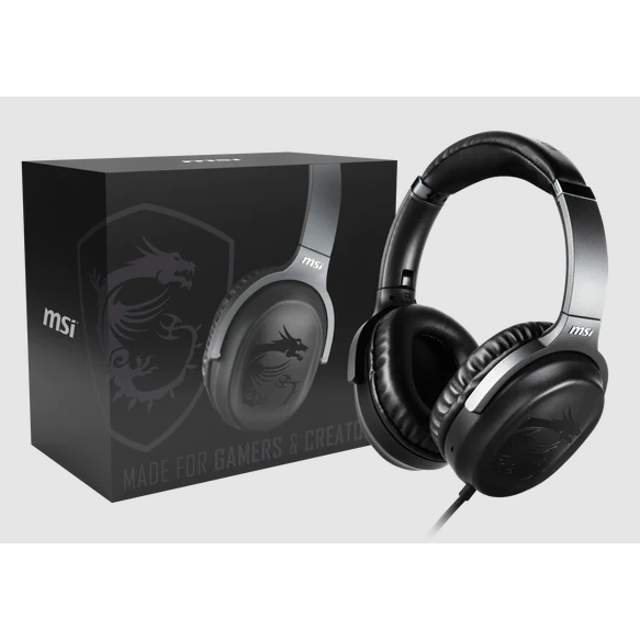 MSI Gaming Headset H901 潮流摺疊耳機 (霧黑限定版)