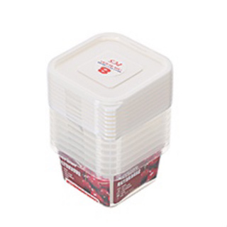 KEYWAY 聯府 GIS150 青松方型微波保鮮盒(8入) 微波盒 密封罐