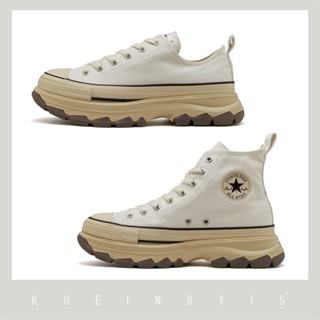 KNS日本限定 ❙ Converse ALL STAR Ⓡ 煙燻奶油厚底鞋 帆布鞋 TREKWAVE BS