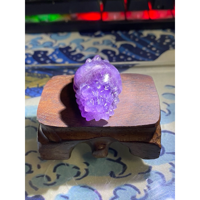 財源旺旺來-L 紫水晶龍龜3.8公分20g