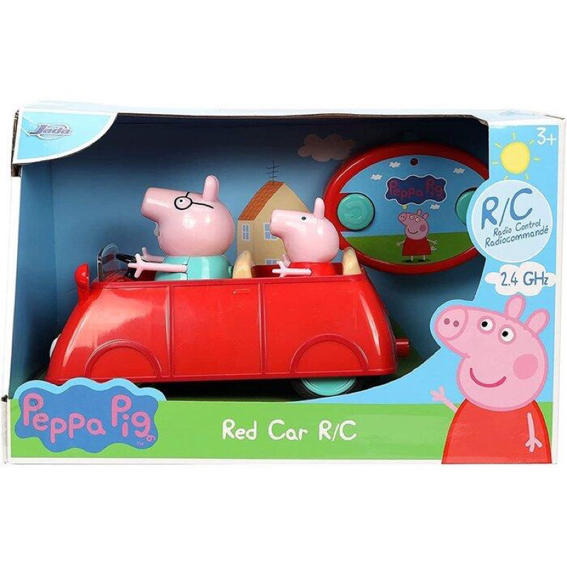 JADA 正版 Peppa Pig 粉紅豬小妹 佩佩豬 粉紅豬小妹兜風遙控車 玩具車 公仔 出清 玩具