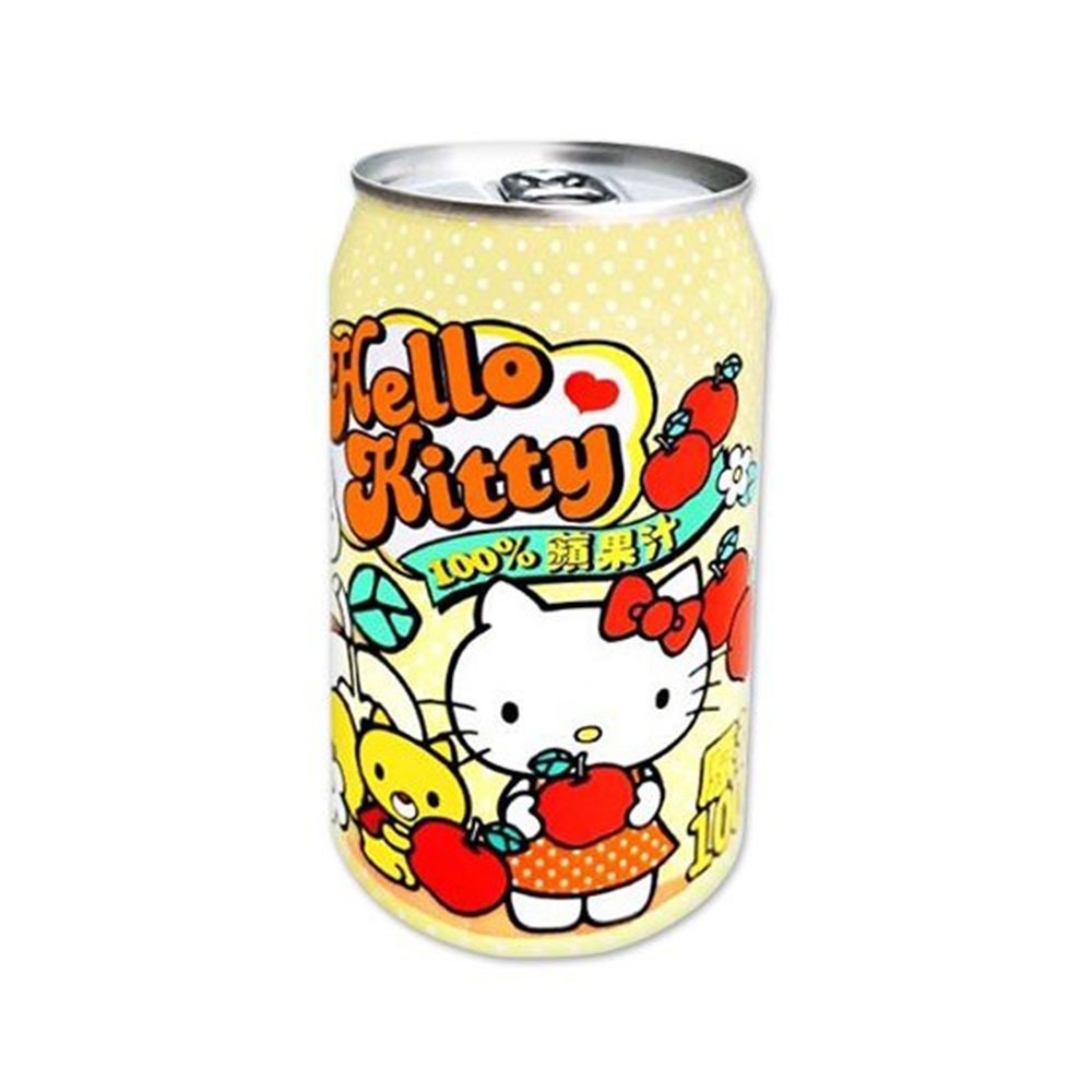 Hello Kitty 100%果汁320ml 【佳瑪】蘋果汁