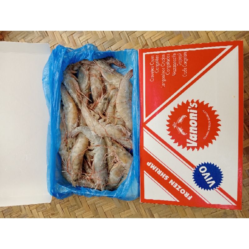 巴拿馬白蝦，每盒淨重500g,每盒約20隻上下，保證不黏殼，保證甜好吃