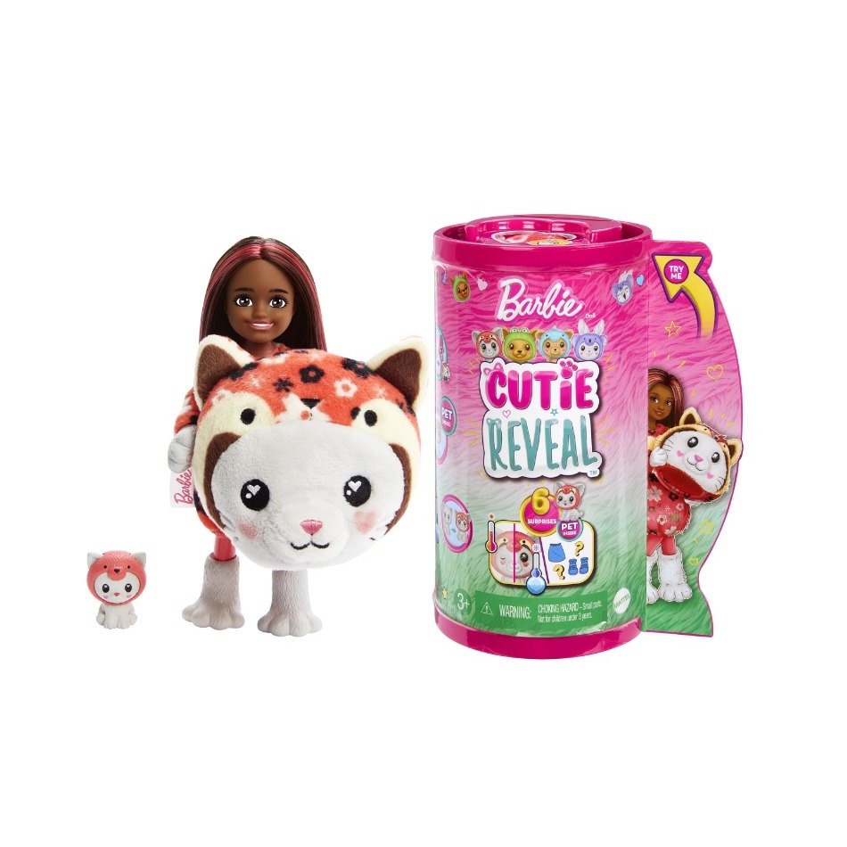 全家樂玩具 Barbie Barbie 芭比驚喜造型娃娃-小凱莉動物變身系列 娃娃