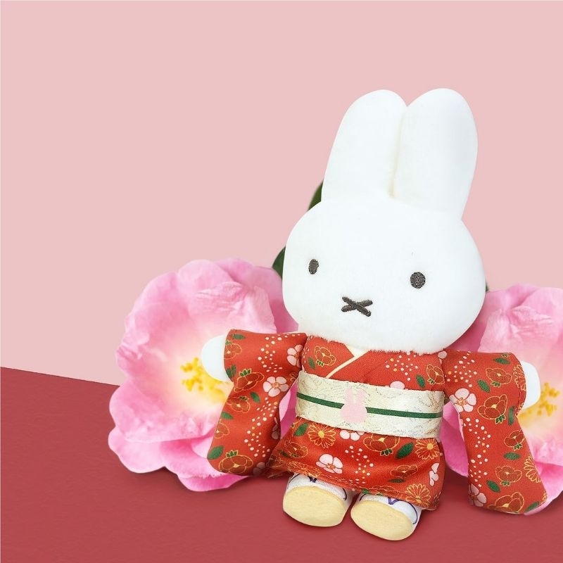 ⚡全新現貨⚡ 日本 miffy 米菲 kitchen「和服 玩偶吊飾」限定 娃娃 米菲兔