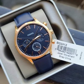 FOSSIL Fenmore Midsize 雅痞風格三眼計時 男錶 皮錶 【Watch On-line Store】