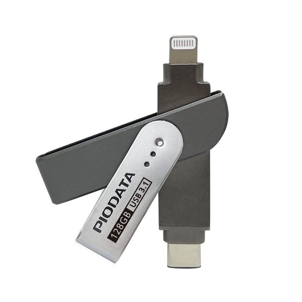 PIODATA iXflash Apple MFi認證 Lightning USB-C iOS專用備份隨身碟
