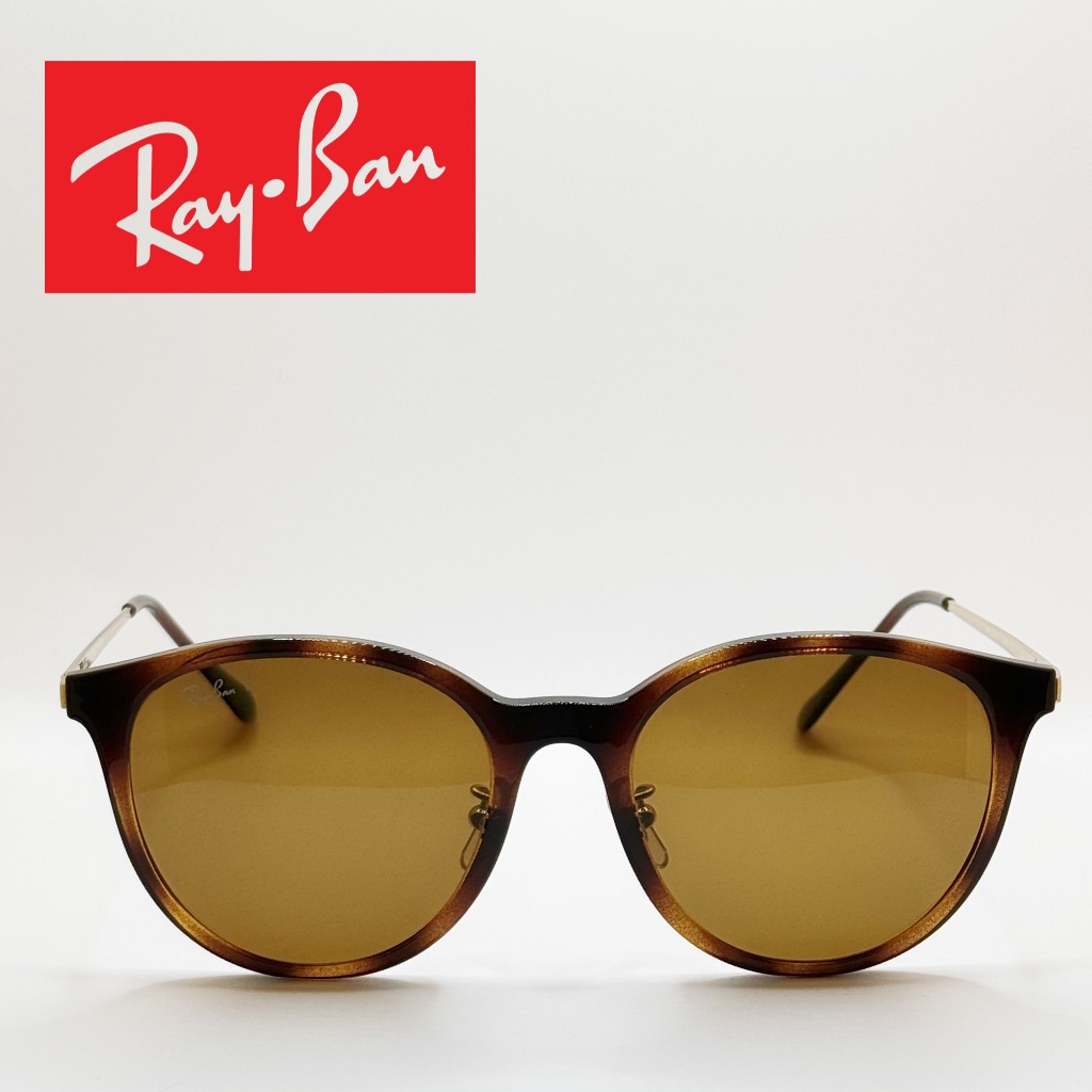 【RAY BAN】原廠公司貨｜ 雷朋 圓框金屬鏡腳偏光太陽眼鏡 墨鏡 ｜RB4334D 701/83