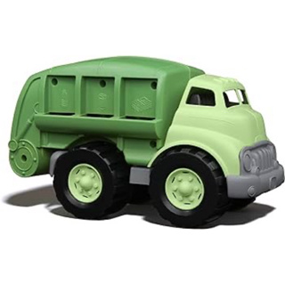 二手🌍美國 GREEN TOYS 大鋼牙資源回收車 垃圾車 卡車 玩沙車 無毒環保玩具