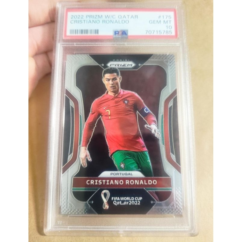 🔥 PSA 10 鑑定卡🔥2022 World Cup PRIZM 葡萄牙 C羅 Ronaldo 世界盃 球員卡