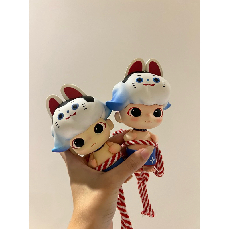 POPMART DIMOO 犬張子 日本原宿限定288體聖誕老人DIMOO 犬張子POPMART 聖誕限定, 興趣