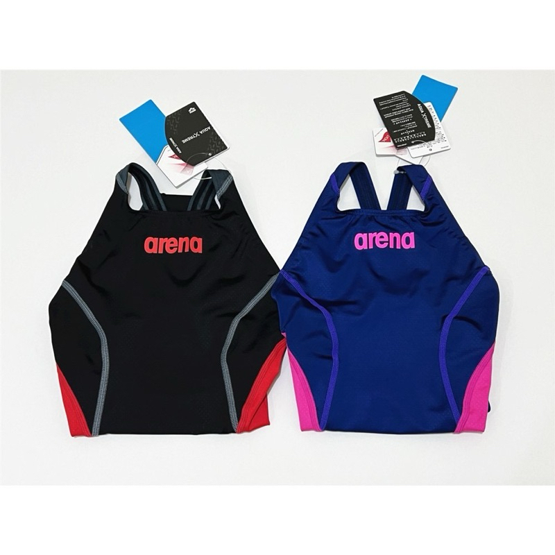 日本 arena 競賽型 連身泳衣 ARN-1024紅色M