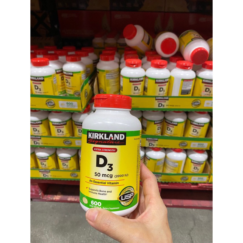 美國 Kirkland Vitamin D3 維生素D3 2000IU 600粒