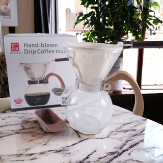 ✨愛鴨咖啡✨一屋窯 濾布式木柄 滴漏咖啡壺 500ml