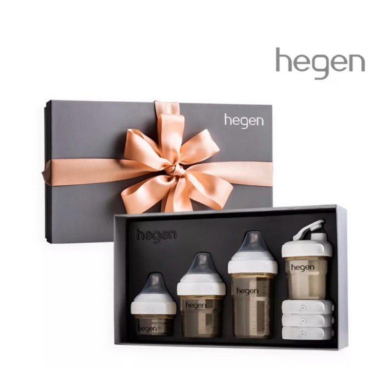 Hegen臻愛系列禮盒組 經典奶瓶 含紙袋 新生兒 彌月禮 孕婦