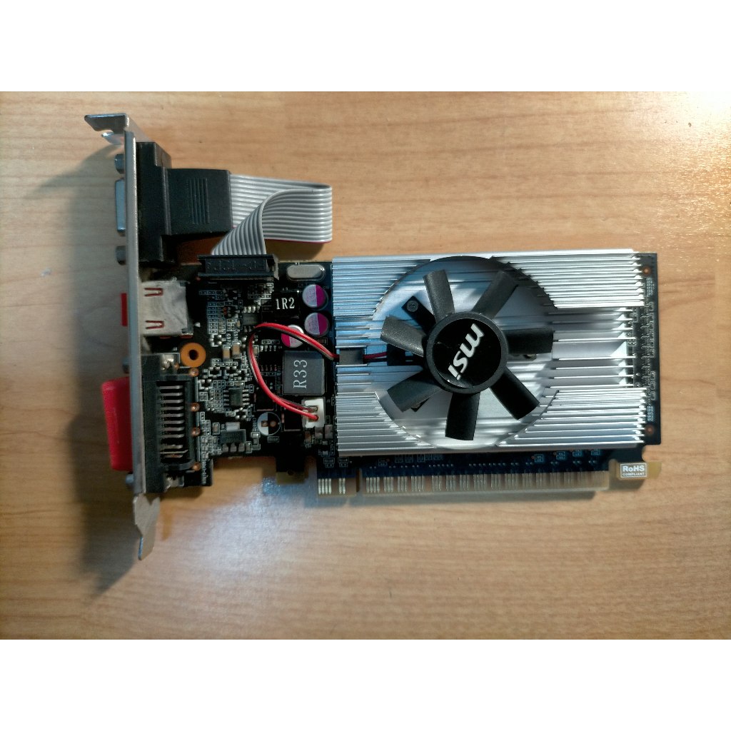 E.PCI-E顯示卡- 微星N210-MD1G/D3(MS-V809) DDR3 64bit HDMI 直購價100
