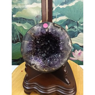 精品esp級3.65公斤 ((烏拉圭黑紫水晶洞)) 藏風 納氣.納財.聚財