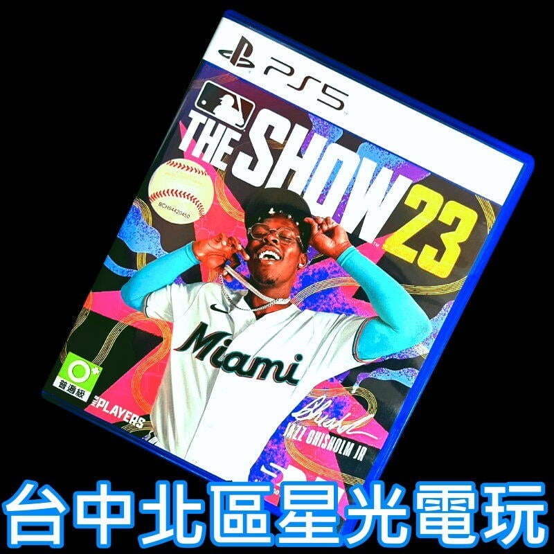 二館 現貨【PS5原版片】☆ MLB The Show 23 美國職棒大聯盟 23 ☆ 【英文版 中古二手商品】台中星光