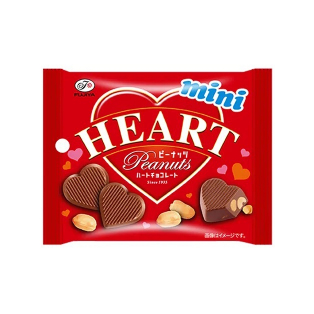 MINABEAUTY 日本🇯🇵 FUJIYA 不二家 LOOK 期間限定 花生心型巧克力 現貨