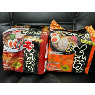 東丸 鹿兒島豚骨拉麵 日本拉麵 日本泡麵 原味 辣味 泡麵5袋入 78.5g