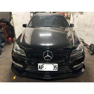 賓士 Benz W204 S204 B款亮黑前下巴 C300前下巴 C250亮黑下巴 C200下巴 C180前下巴