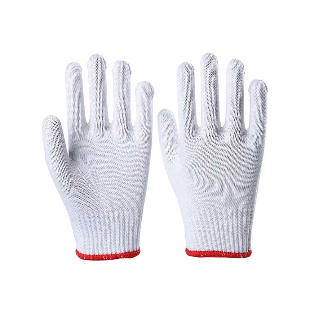 20二十兩棉紗手套白色灰色☆ 現貨供應 工廠直賣 棉紗手套 綿紗手套 尼龍 沾膠手套 點膠手套 工作手套