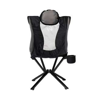 CLIQ 美國 Lounge 人體工學 折疊高背椅 露營椅 折疊椅 黑 Z-C-L01