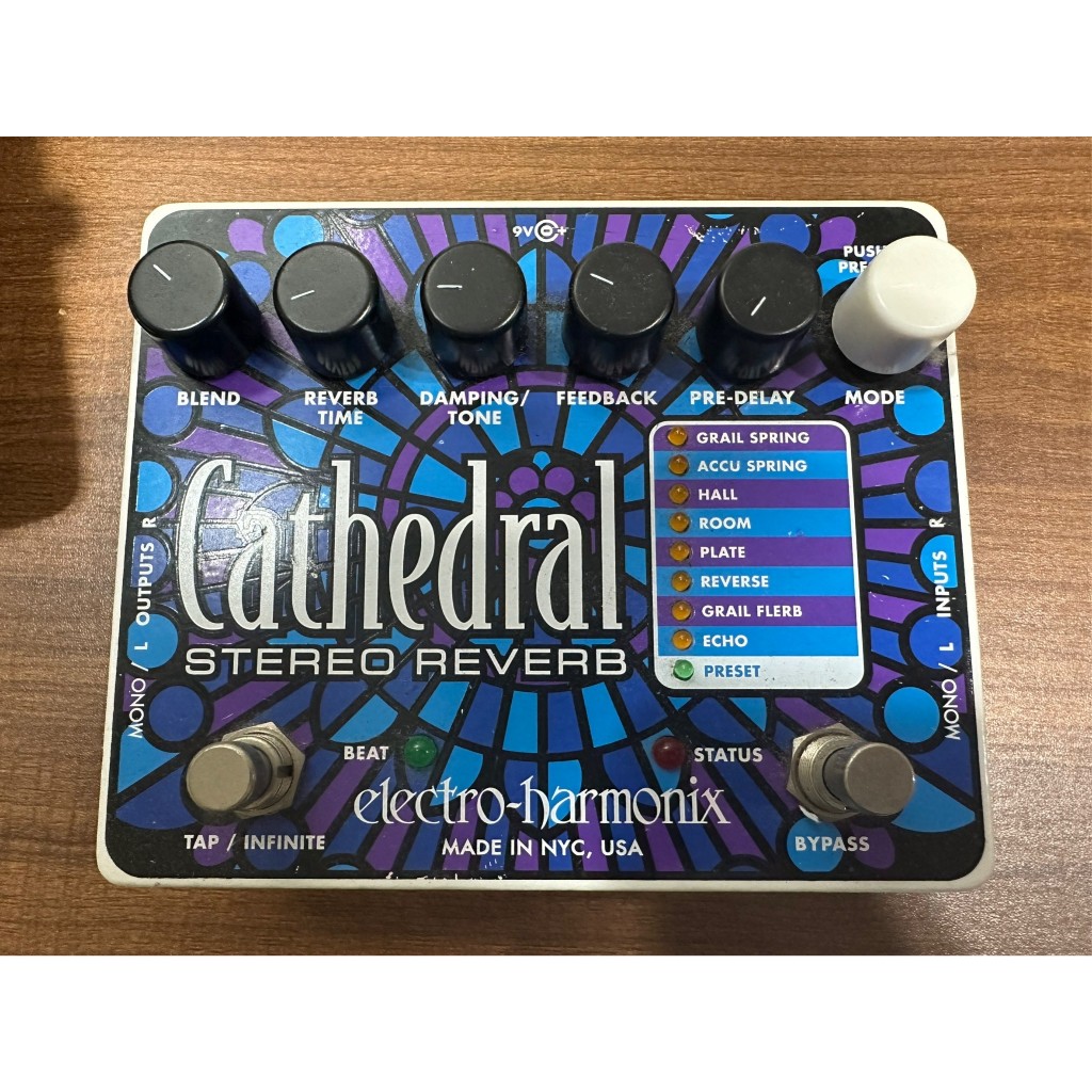 Electro-Harmonix Cathedral Stereo Reverb 大教堂殘響效果器