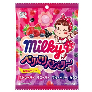 [少量現貨] 日本不二家-綜合莓果牛奶糖76g