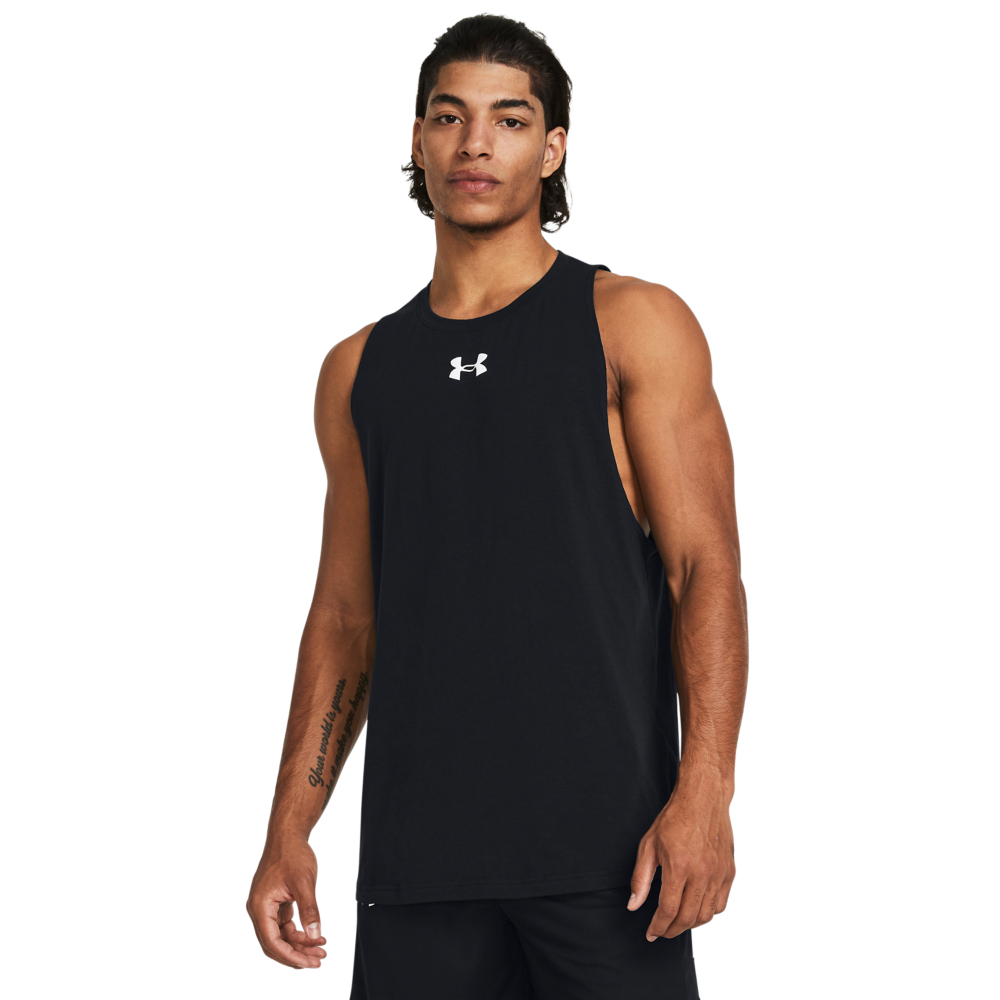 【UNDER ARMOUR】男 BASELINE COTTON 背心_1361901-005