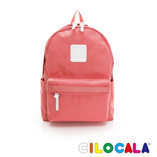 臺灣限定色【原廠臺灣總代理】CILOCALA 亮彩尼龍防潑水後揹包-中大-寶石紅