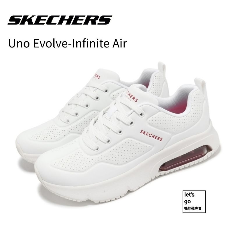 let's go【機能鞋專賣】Skechers  Uno Evolve-Infinite Air 女 177610WHT