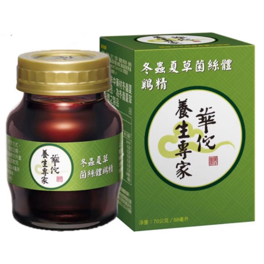 現貨出清 每瓶特價33元 華佗 冬蟲夏草雞精68ml 華陀雞精 冬蟲夏草 雞精