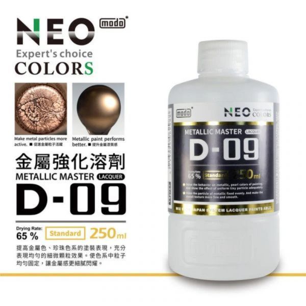 【模霸】modo 摩多製漆所 NEO D09 D-09 金屬強化溶劑/250ml