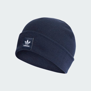 ADIDAS 保暖帽 AC CUFF KNIT 男女款 藍色-IL4878 現貨