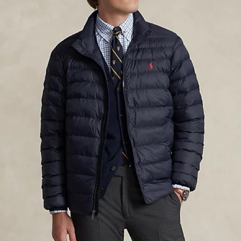 【美國直購免等】 Polo Ralph Lauren 科技輕羽絨  羽絨外套  防風防潑水 夾克 輕量羽絨衣/外套 深藍
