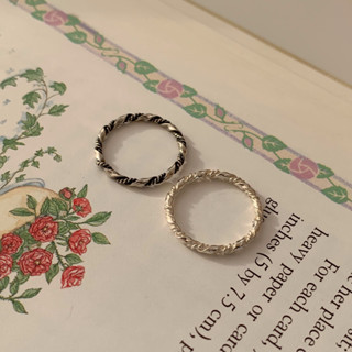 現貨♥Serendipity 韓國🇰🇷925 silver Twist 麻花戒指 純銀戒指
