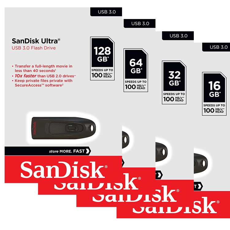 SanDisk CZ48 16G 16GB 32G 64G 128G 256G Ultra USB 3.0  隨身碟