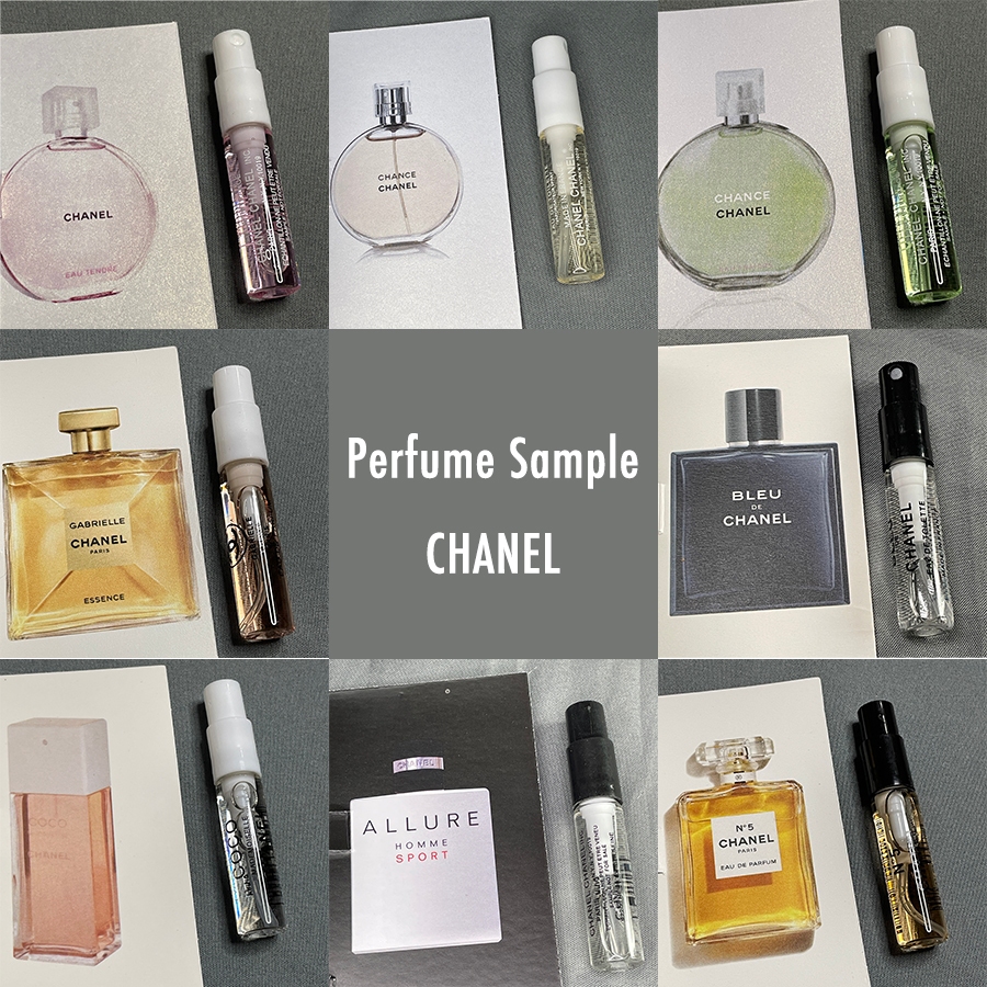 香奈兒 Chanel全系列試管香水試用裝 樣品 香氛噴霧 原創正品 系列香水 女/男士香水1.5/2ml