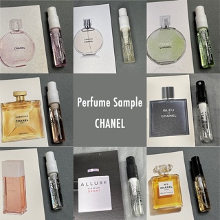 香奈兒 Chanel全系列試管香水試用裝 樣品 香氛噴霧 原創正品 系列香水 女/男士香水1.5/2ml