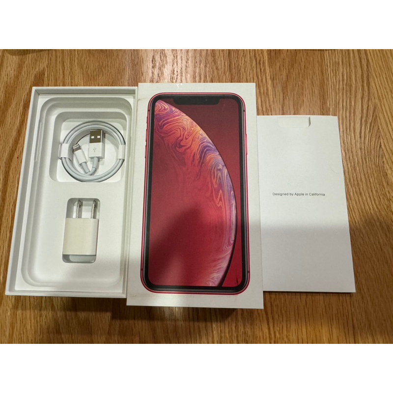 iPhone XR 128G 紅色 完整盒裝+配件
