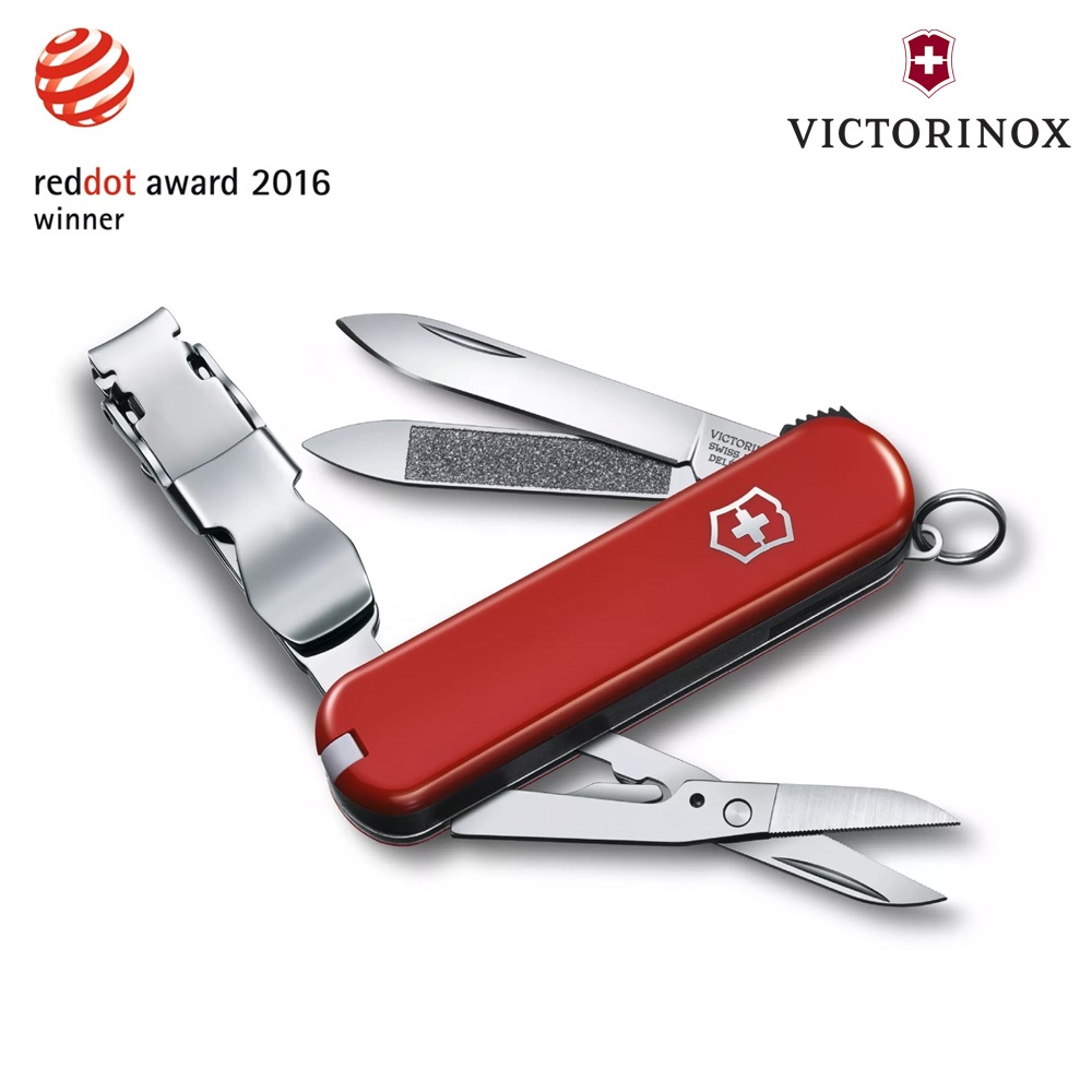 VICTORINOX Nail Clip 580瑞士刀0.6463 紅色 (8功能) / 瑞士維氏 口袋刀 指甲剪