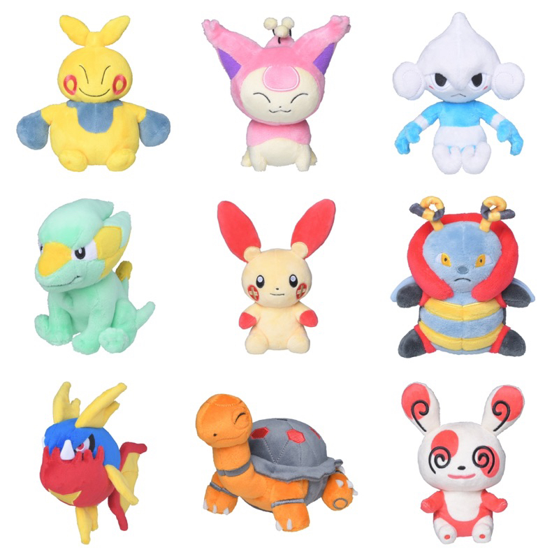 【部分現貨】日本寶可夢中心🇯🇵 豐緣地區 1 紅藍綠寶石 全圖鑑 Fit 掌上娃娃 玩偶 娃娃 神奇寶貝 木守宮 火稚雞