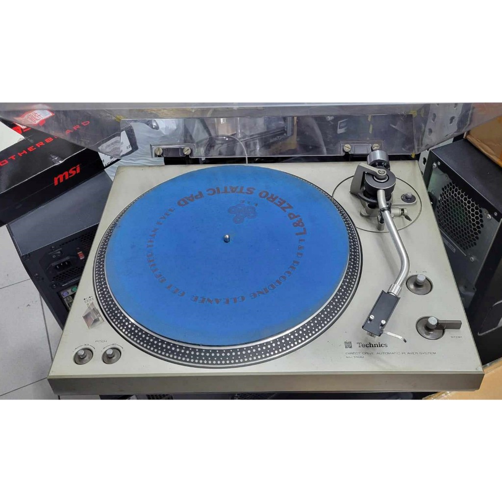 故障品 日本Technics SL-1400 黑膠唱盤 黑膠唱片機 6500元45速可撥放33速無法使用