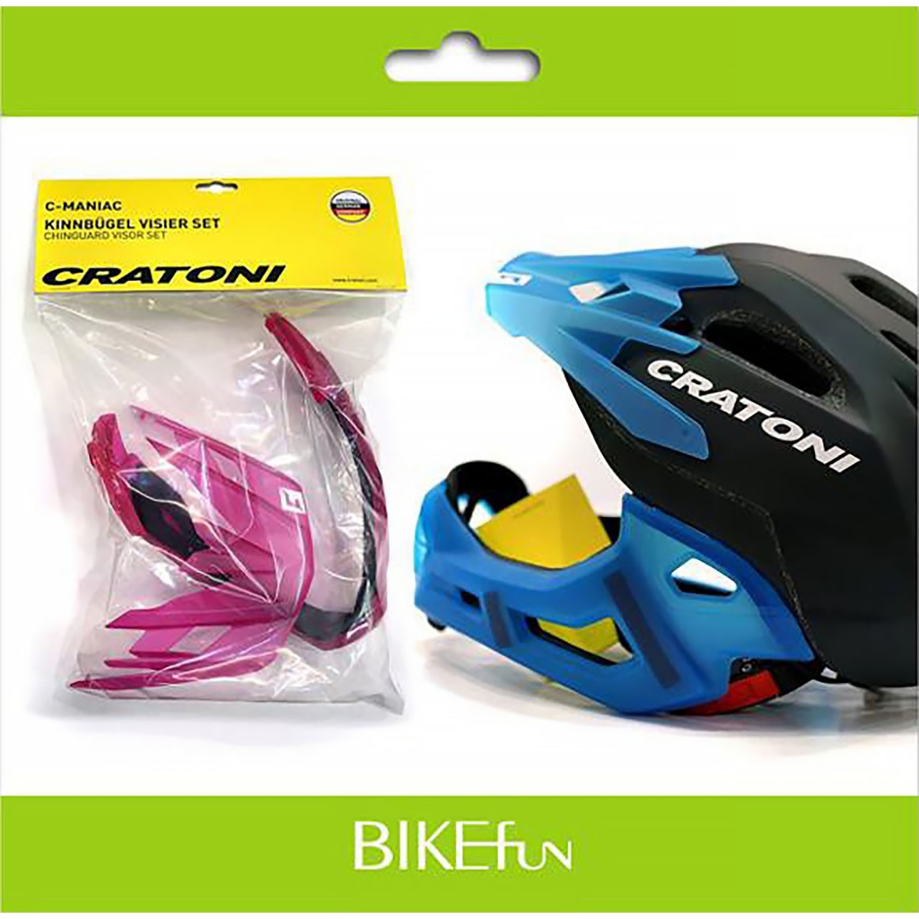 Cratoni C-Maniac 安全帽帽簷/下巴 替換套件組【改裝換色套件】BIKEfun拜訪單車