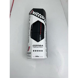 維多利亞自行車公路車黑色無內胎外胎車胎輪胎 Vittoria Corsa TLR G2.0 700x25C