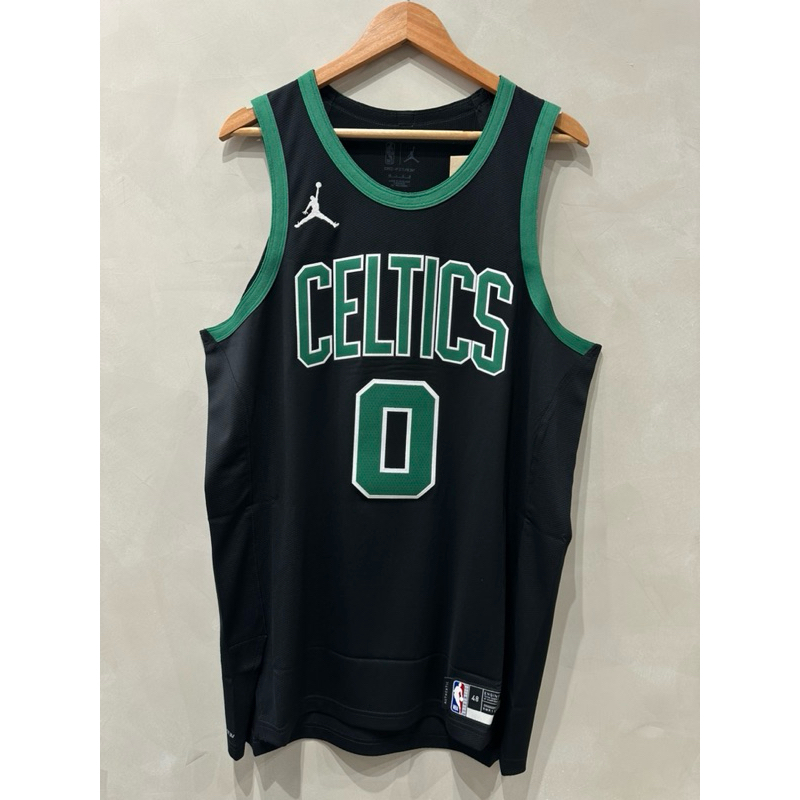 #0 Tatum 塞爾提克 Celtics 二客黑 Jordan Nike 球員版 AU 球衣